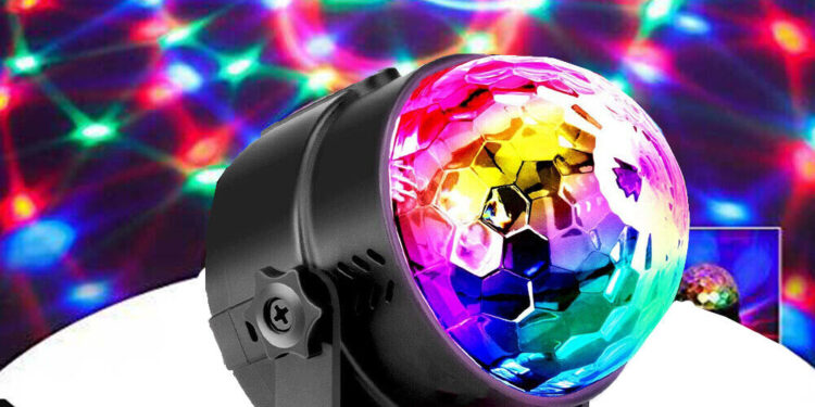 Rotating LED RGB Lights